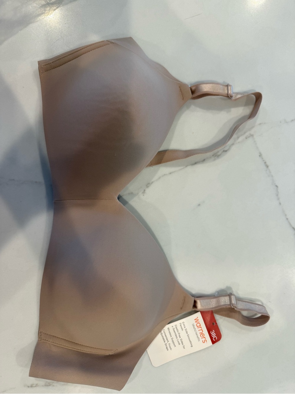 Warner's Smooth Light Nude T-Shirt Bra 38C New With Tags